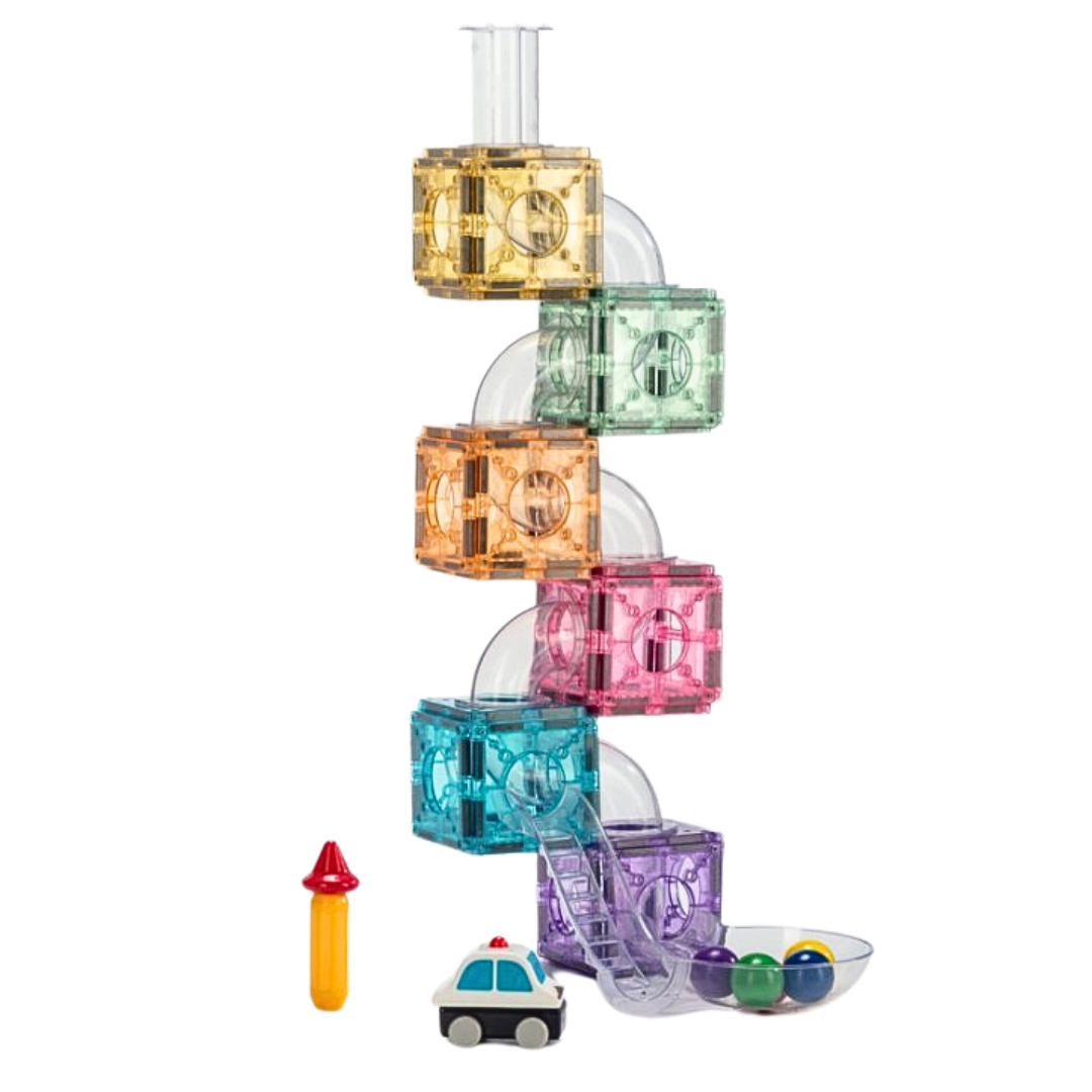 120 pcs Transparent Tubes Marble Run