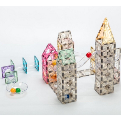 120 pcs Glitter Marble Run