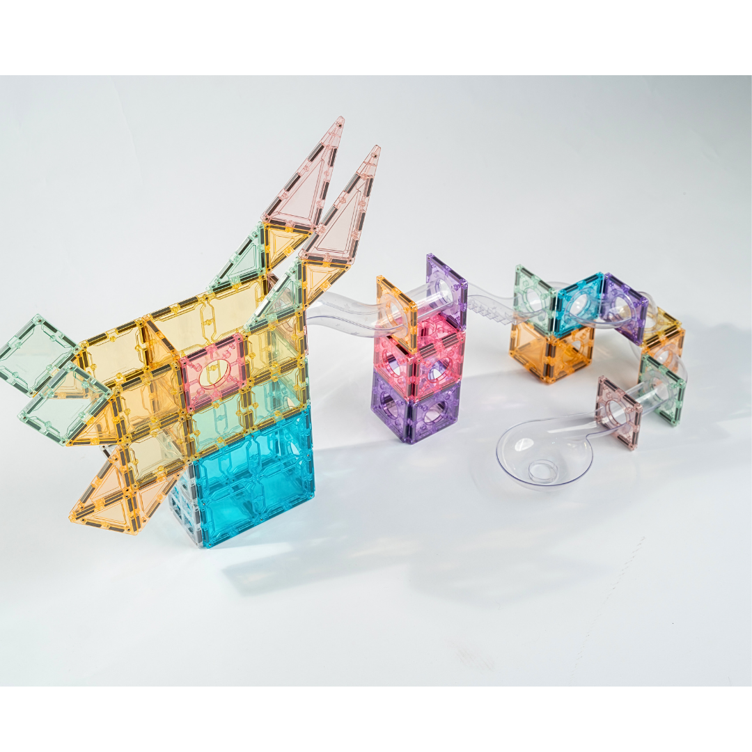 120 pcs Transparent Tubes Marble Run