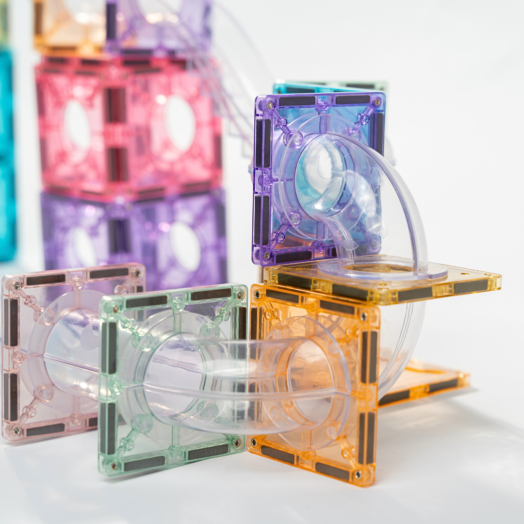 120 pcs Transparent Tubes Marble Run