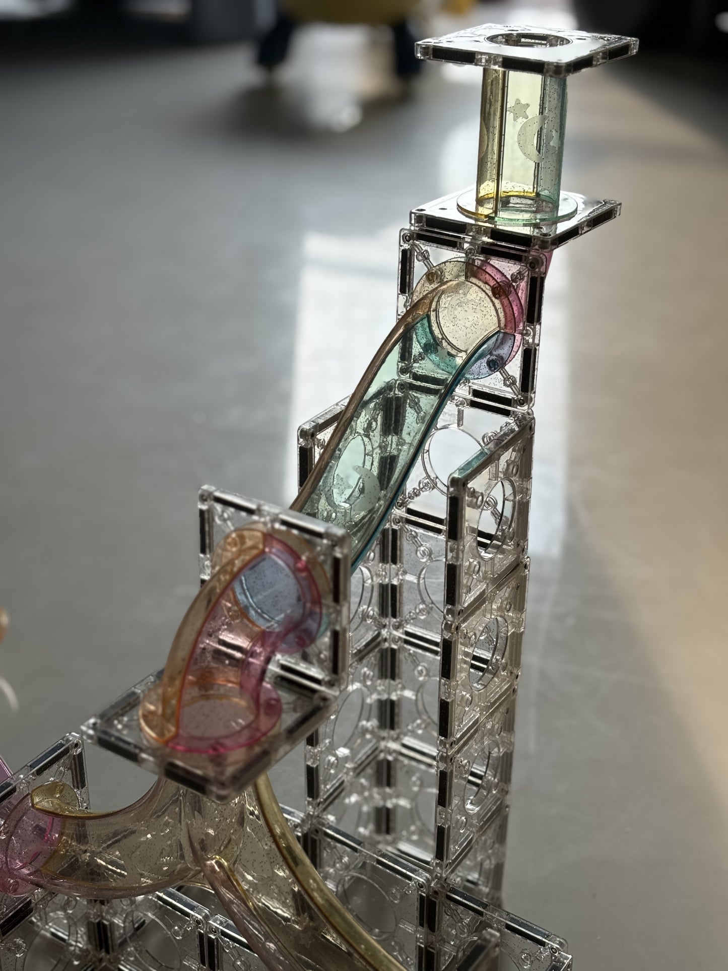 120 pcs Glitter Marble Run