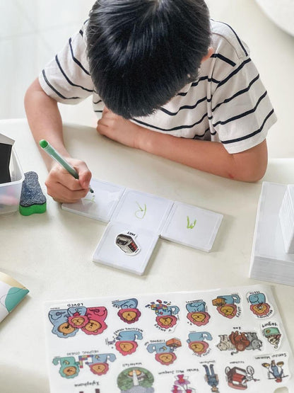 20 pcs Magic Tiles and 36 Reusable Stickers