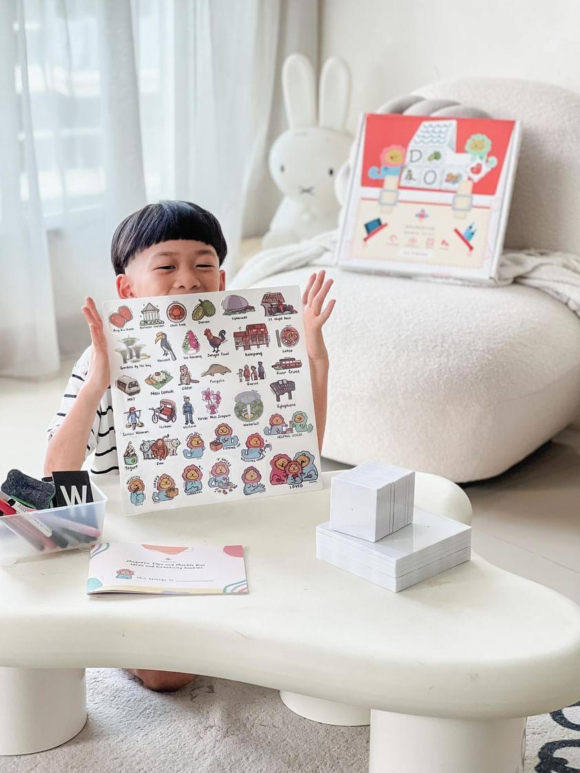 20 pcs Magic Tiles and 36 Reusable Stickers