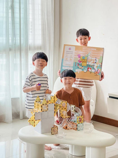 120 pcs Transparent Tubes Marble Run