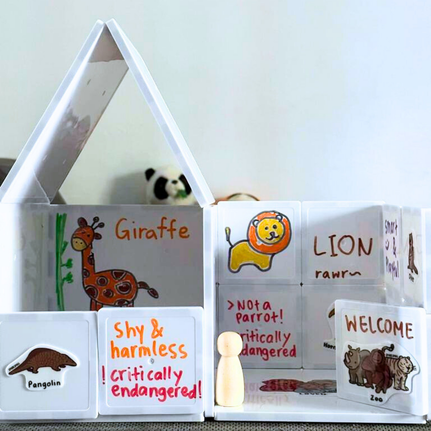 20 pcs Magic Tiles and 36 Reusable Stickers