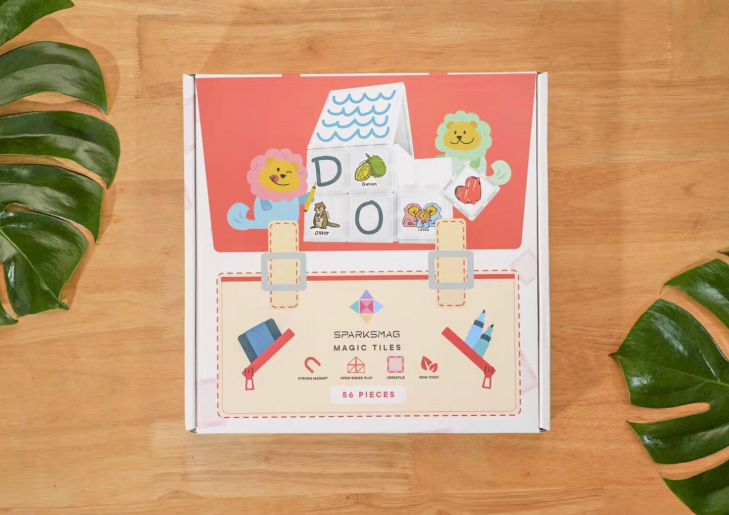 20 pcs Magic Tiles and 36 Reusable Stickers