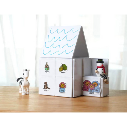 20 pcs Magic Tiles and 36 Reusable Stickers