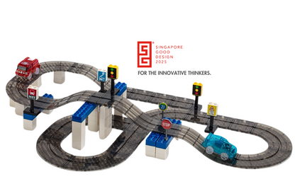 60 pcs Vroom Car City - Magnetic Brick Car Set