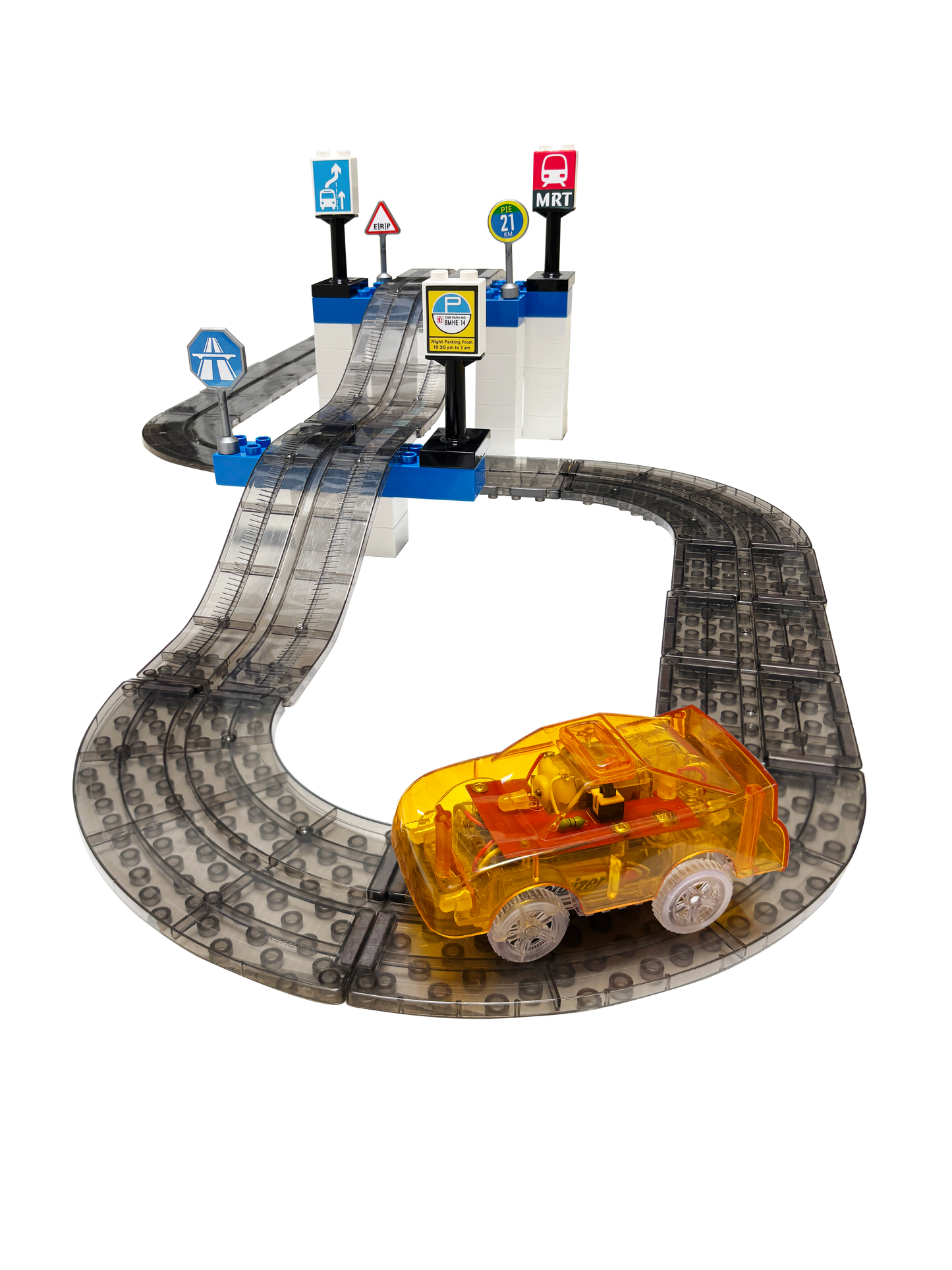 60 pcs Vroom Car City - Magnetic Brick Car Set