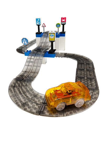 60 pcs Vroom Car City - Magnetic Brick Car Set