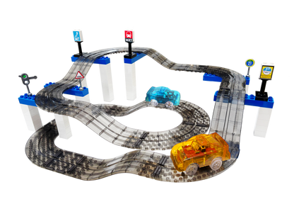 60 pcs Vroom Car City - Magnetic Brick Car Set