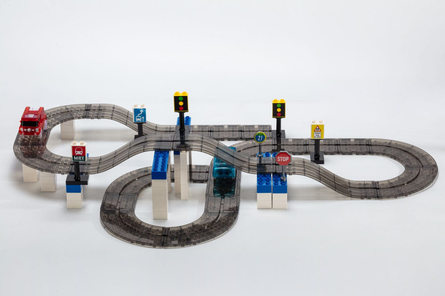 60 pcs Vroom Car City - Magnetic Brick Car Set