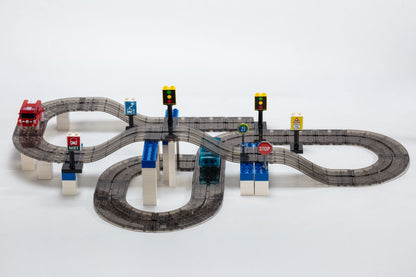 60 pcs Vroom Car City - Magnetic Brick Car Set