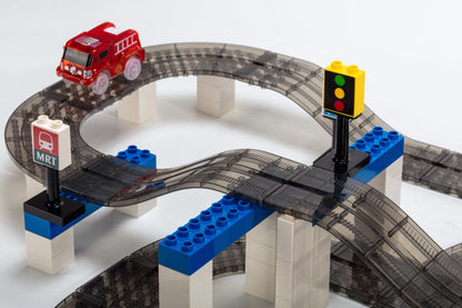 60 pcs Vroom Car City - Magnetic Brick Car Set