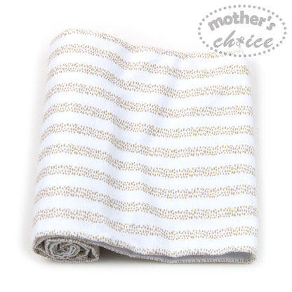 MOTHER'S CHOICE 3-Pc Flannel Receiver With Overlock Binding
