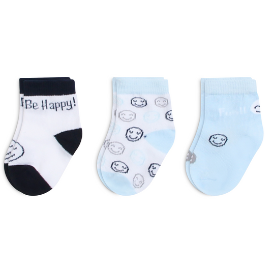 MOTHER'S CHOICE 3-Pk Newborn Baby Socks Box
