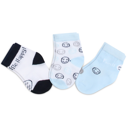 MOTHER'S CHOICE 3-Pk Newborn Baby Socks Box
