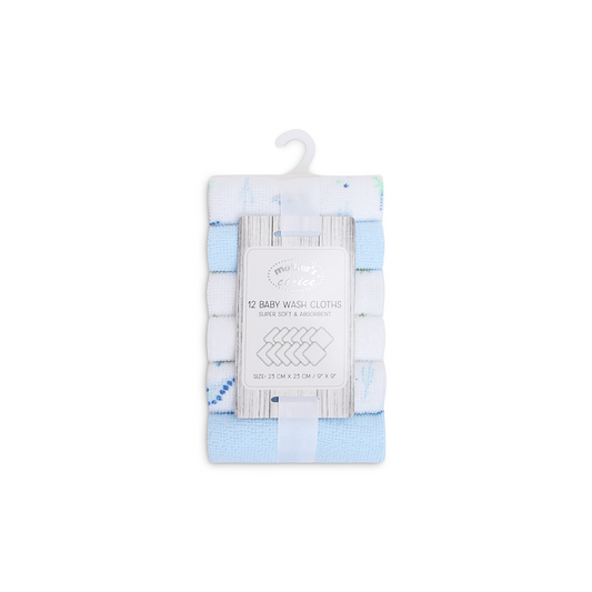MOTHER'S CHOICE 12-Pc Wash Cloth
