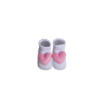 MOTHER"S CHOICE 2-Pc Cotton Newborn Baby Hat and Socks Set
