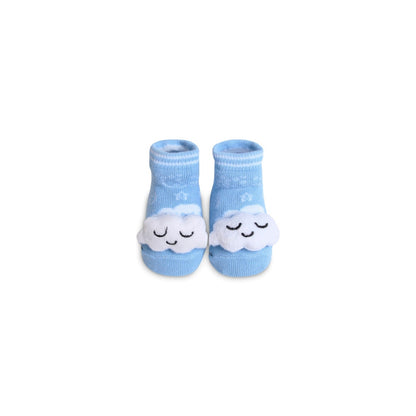 MOTHER"S CHOICE 2-Pc Cotton Newborn Baby Hat and Socks Set