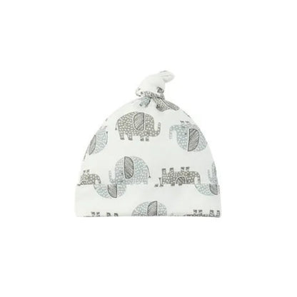 MOTHER'S CHOICE 3-Pc Newborn Baby Hat, Bib, Rattle Socks Cotton Set