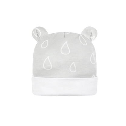INFANCIE 3-Pc Bamboo Cotton Newborn Baby Booties, Mittens and Hat Gift Set