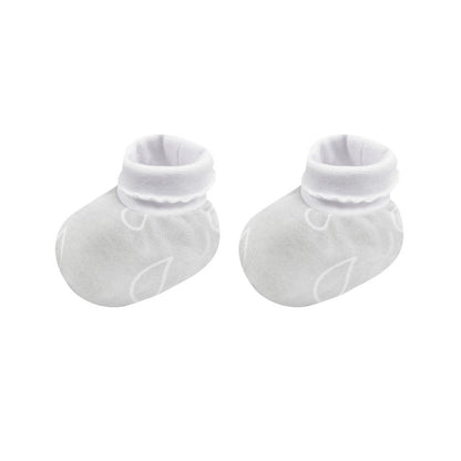 INFANCIE 3-Pc Bamboo Cotton Newborn Baby Booties, Mittens and Hat Gift Set