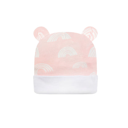 INFANCIE 3-Pc Bamboo Cotton Newborn Baby Booties, Mittens and Hat Gift Set