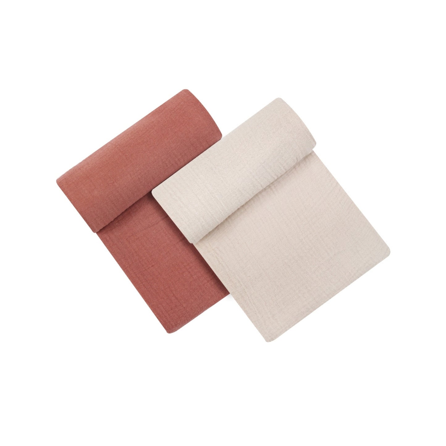 INFANCIE 2-Pc OrganicCotton Baby Muslin Blanket Gift Set