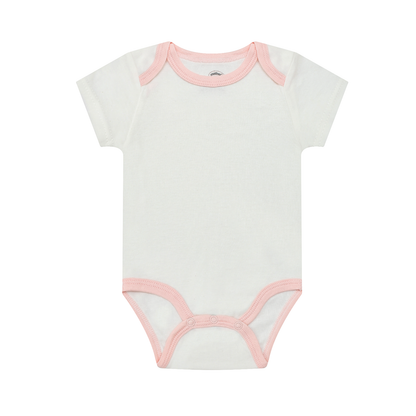MOTHER'S CHOICE 5-Pc 100% Cotton Short-Sleeved Baby Bodysuit (Little Sweetie)