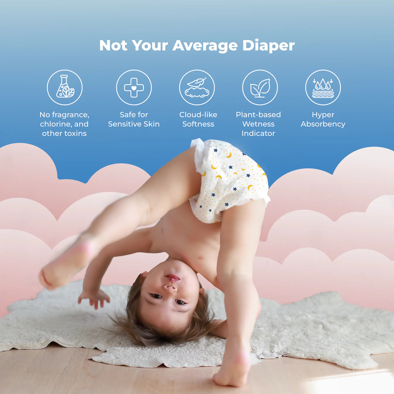 [Bundle of 3] Peachy Bum Cloud Soft Diaper Pants | Size M | Size L | Size XL | Size XXL