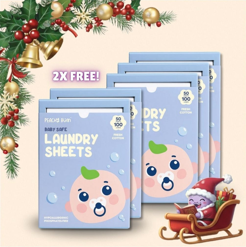 Christmas Bundle: Peachy Bum Laundry Sheets