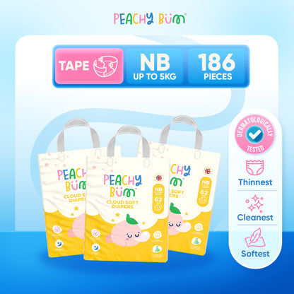 Christmas Bundle: 3 pack of Diapers + 1 Full Size Laundry Sheets