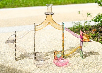 120 pcs Glitter Marble Run