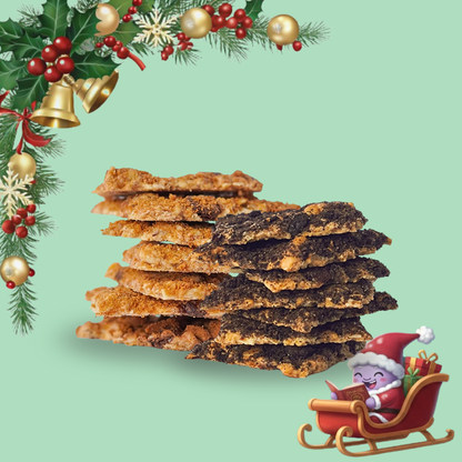 Healthy Nutty Low Sugar Flat Cookies (with Almond & Macadamia)