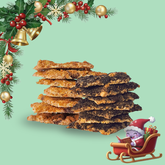 Healthy Nutty Low Sugar Flat Cookies (with Almond & Macadamia)