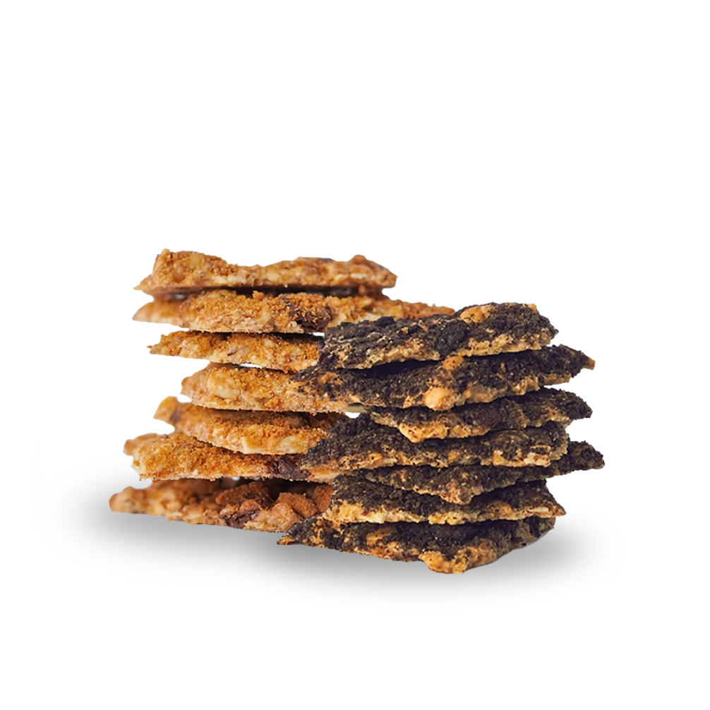 Healthy Nutty Low Sugar Flat Cookies (with Almond & Macadamia)
