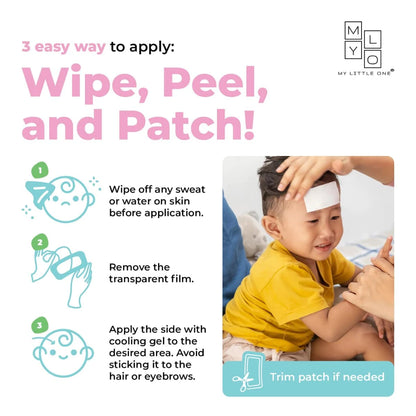 MyLO GWS Paraben Free Fever Cooling Patch