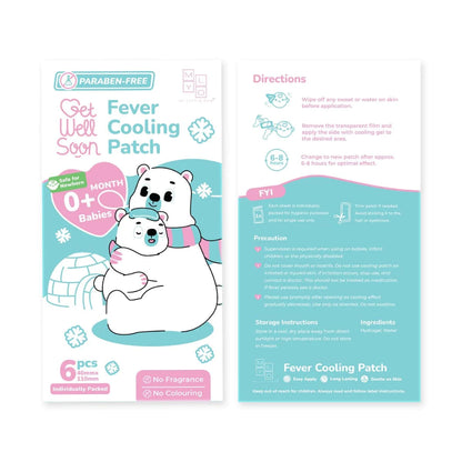 MyLO GWS Paraben Free Fever Cooling Patch