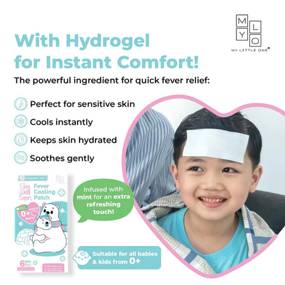 MyLO GWS Paraben Free Fever Cooling Patch